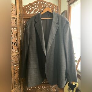 Bonobos wool blazer, grey and burgundy
